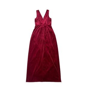 Lulus Velvet Twist-Front Maxi Dress